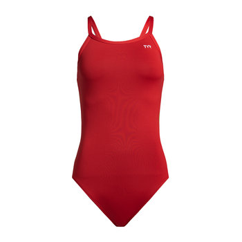 Strój pływacki jednoczęściowy damski TYR Solid Elite Diamondfit red M - TYR