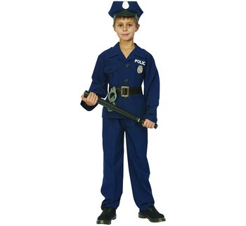 Strój policjanta USA, rozmiar 120/130 cm - GoDan