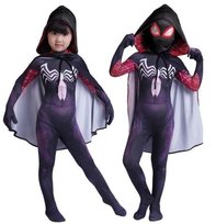 STRÓJ PRZEBRANIE GWEN SPIDER SYMBIOT SUPERBOHATER PELERYNA NA BAL 110 116 Hopki