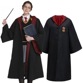 Strój Przebranie Harry Potter Gryffindor Peleryna Czarodzieja Toga Xl/Xxl 176/182 - Hopki