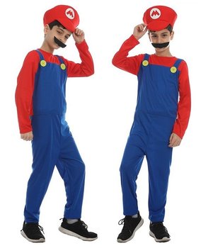 Strój Przebranie Kostium Super Mario Bros 146/152 - Hopki