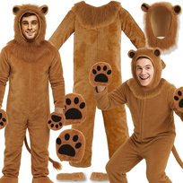 Strój Przebranie Lwa Król Lew Simba Lwiątko Kigurumi Zwierzątko 164 170 Cm