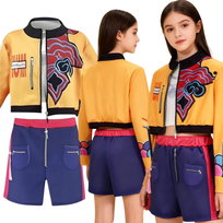 STRÓJ RUMI DEMON HUNTERS KPOP ŁOWCZYNIE DEMONÓW KOSTIUM  130-140