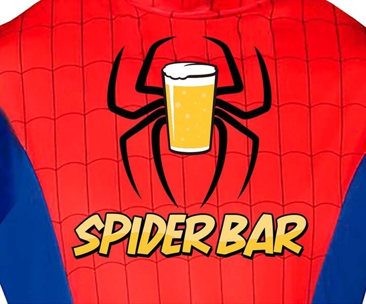 Strój Spider Bar Człowiek Pająk-XL