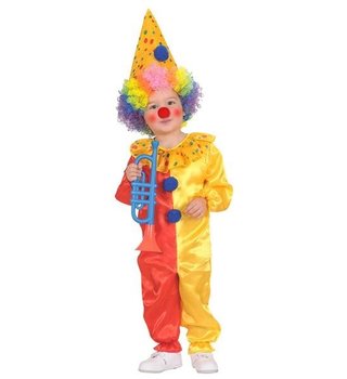 Stroje dla dzieci, strój klaun atłasowy kombinezon, rozmiar 104 - Widmann