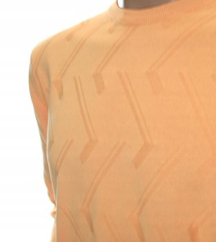 Strokers Klasyczny Sweter Męski Ze Wzorem Tłoczonym Bawełniany M - Inna marka