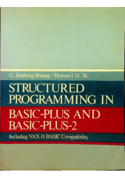Structured Programing in Basic Plus znd Basic Plus 2 - | Książka w Empik