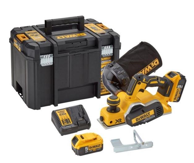 Strug bezszczotkowy DEWALT, czarny, 18V, 2 x 5,0Ah, XR LI-ION