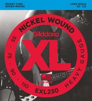 struny do gitary basowej D'ADDARIO EXL230 /055-110/