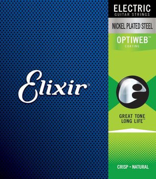 Struny do Gitary Elektrycznej 9-46 Elixir Optiweb - Elixir