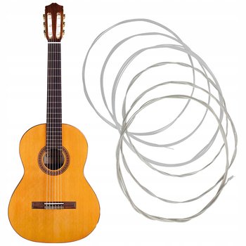 Struny Do Gitary Klasycznej Nylonowe 6 Szt - VERK GROUP