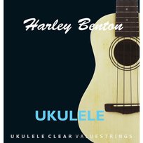 Struny do ukulele koncert / sopran  022-022 przezroczyste Harley Benton