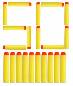 Strzałki Zamiennik Hasbro Nerf 50 Sztuk Żółte - Spinel