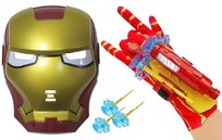 Strzelająca Rękawica Wyrzutnia Maska Iron Man