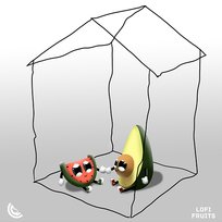 Stuck With You Formal Chicken & Avocuddle, Lofi Fruits Music