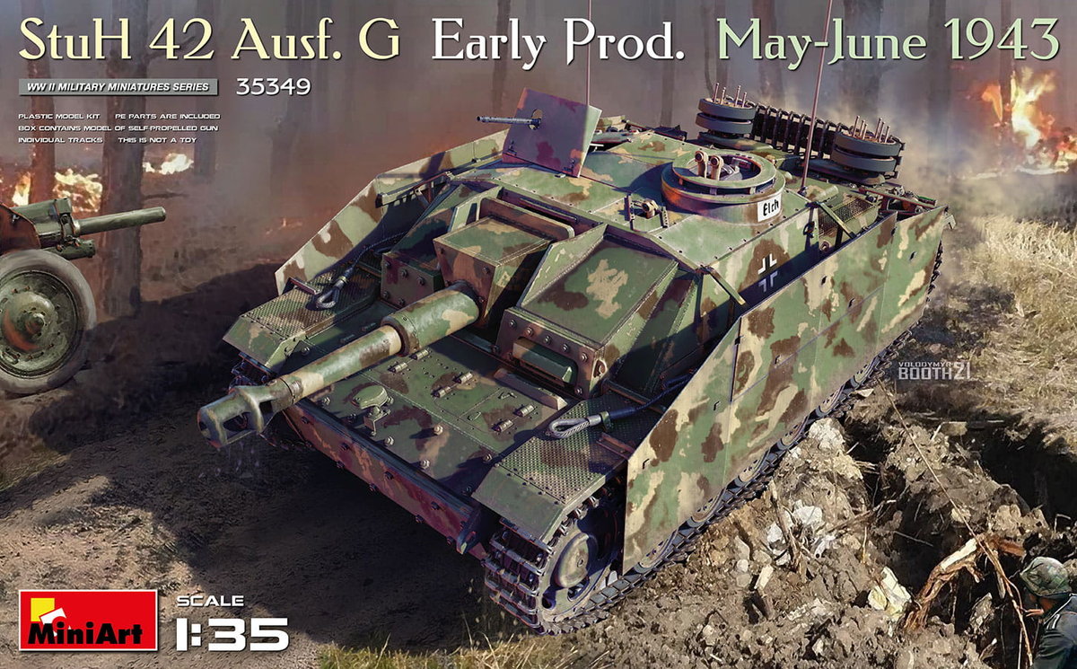 Фото - Збірна модель MiniArt StuH 42 Ausf. G 1:35  35349 
