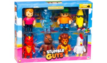 Stumble Guys, Mini Action Figures, 8 Pack Deluxe Box - Stumble Guys