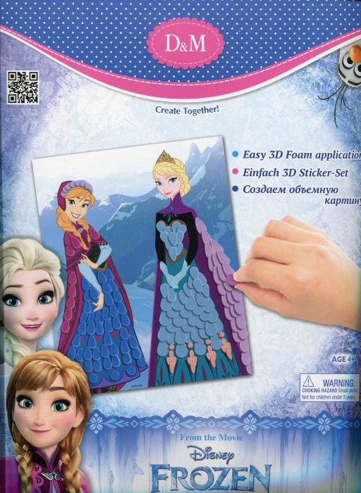Stunx, Kraina Lodu, zestaw kreatywny Obraz 3D: Anna i Elsa