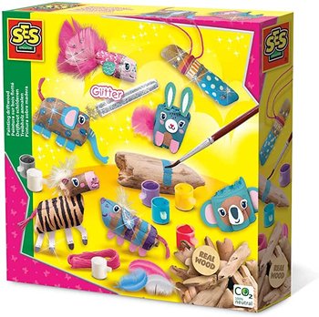 Stwórz Zwierzęta Z Drewna Ses Creative - Zabawki Kreatywne Dla Chłopców I Dziewczynek - SES