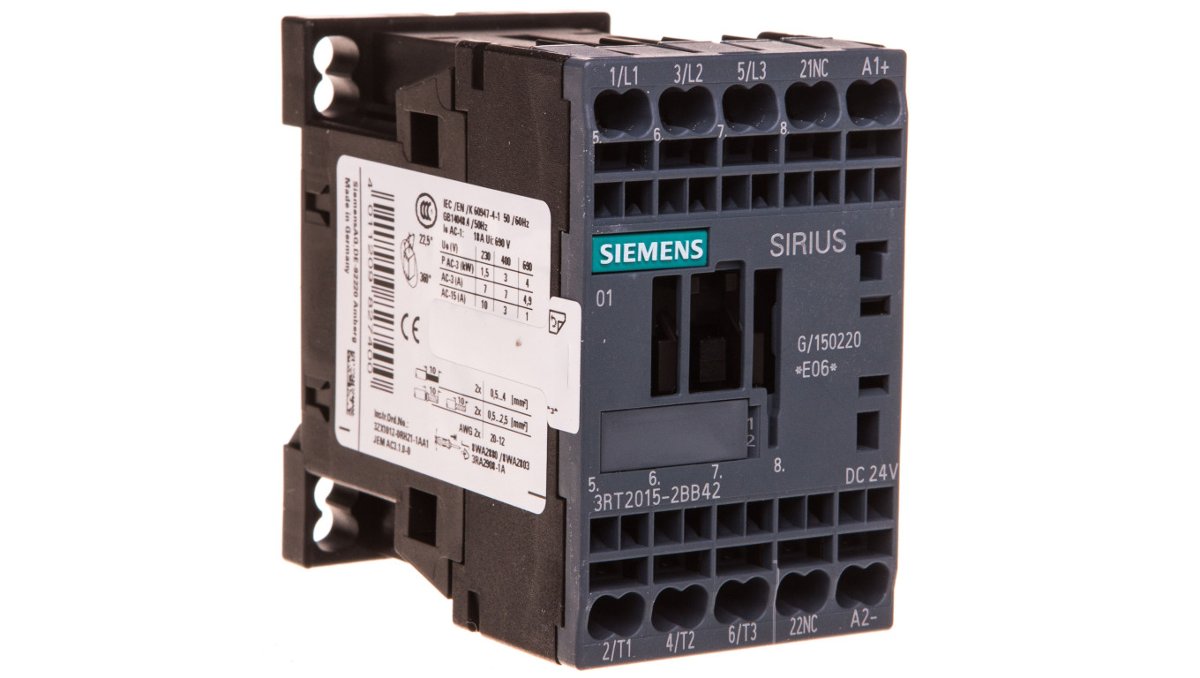 thumbnail image 2 of Siemens Contactor 3RT2015-2BB42 – NEW In Box 2 of 6