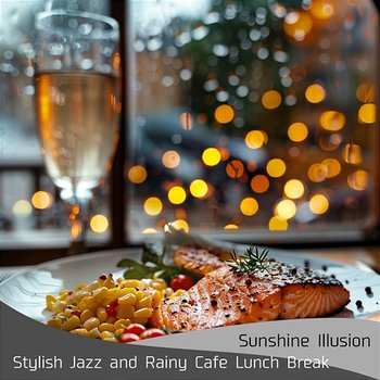 Stylish Jazz and Rainy Cafe Lunch Break - Sunshine Illusion