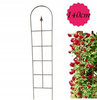 Stylowa Podpora do roślin róż krzewów bluszcz PERGOLA H140cm podpórki mocna