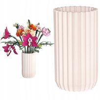 Stylowy beżowy wazon flakon na bukiet kwiatów LEGO 10342 10313 10280