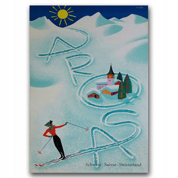 Stylowy plakat Szwajcarska Arosa 40x60cm - Inny producent