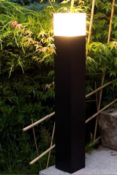 SU-MA Słupek ogrodowy kwadratowy CUBE 33cm popiel - SU-MA Lampy Ogrodowe