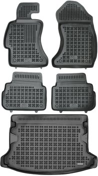 Subaru XV II CrossoVer od 2017r. Bagażnik REZAW 233011 + Dywaniki REZAW 202708 - Rezaw-Plast