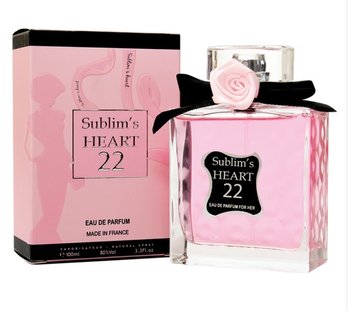 Sublim's, Heart 22, woda perfumowana, 100 ml - Sublim's