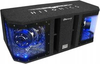 SUBWOOFER SKRZYNIA BASOWA HIFONICS MR10DUAL 2x25cm 800W Podświetlenie LED HiFonics