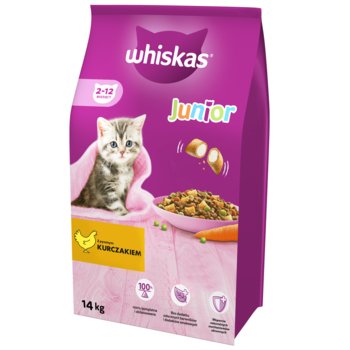 sucha karma dla kociąt WHISKAS Junior z kurczakiem 14 kg - Whiskas