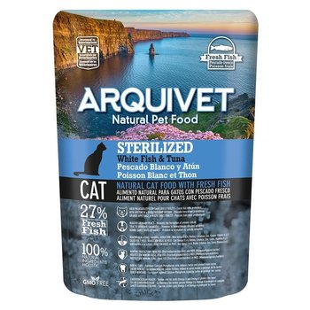 Sucha karma dla kota, Arquivet dla kotów sterylizowanych z białą rybą i tuńczykiem 350 g - ARQUIVET