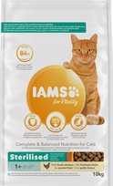 Sucha karma dla kota Iams For Vitality Cat Sterilised Chicken 10 Kg