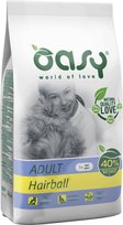 Sucha karma dla kota OASY DRY CAT Hairball 1,5 kg