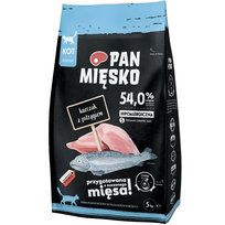Sucha Karma Dla Kota Pan Mięsko Kurczak Z Pstrągiem 5Kg