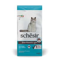 Sucha Karma dla kota SCHESIR Bogata w rybę Koty Sterylizowane 10kg