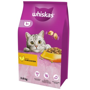 Sucha karma dla kota, Whiskas, z kurczakiem, 3.8 kg - Whiskas