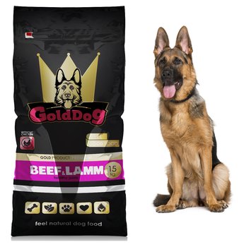 Sucha karma dla owczarka Golddog 15kg jagnięcina na alergię bez drobiu - GoldDog