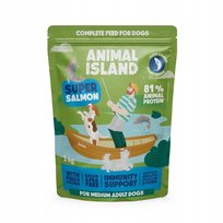 Sucha karma dla psa ANIMAL ISLAND łosoś 1kg