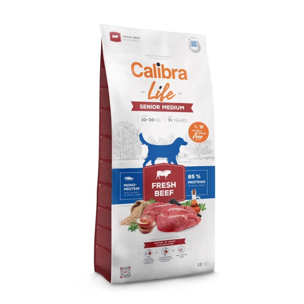 Calibra Sucha karma dla psa CALIBRA DOG life senior medium fresh beef 12kg