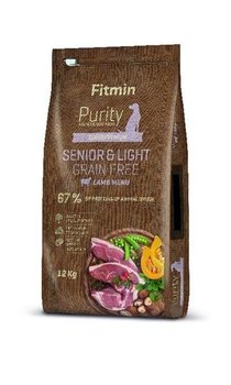 Sucha karma dla psa FITMIN Dog Purity Grain Free Senior&Light Lamb, jagnięcina, 2 kg - Fitmin