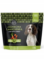 Sucha karma dla psa WOW!PETS Jagnięcina z marchewką średnie/duże rasy 2kg