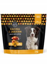 Sucha karma dla psa WOW!PETS Kaczka z jabłkiem średnie/duże rasy 2kg