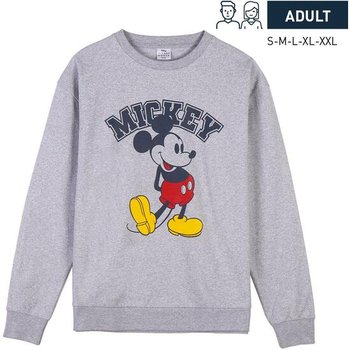 SUDADERA COTTON BRUSHED MICKEY GRAY - Cerda