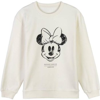 SUDADERA COTTON BRUSHED MINNIE BEIGE - Cerda