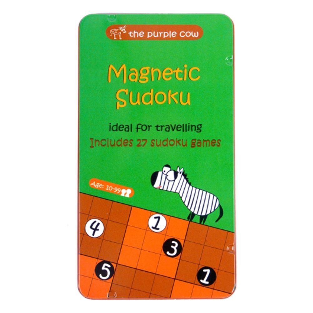 Sudoku, podróżna gra magnetyczna, The Purple Cow, gra planszowa