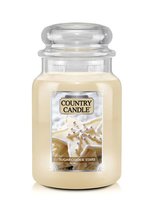 Sugar Cookie Star - Country Candle - Duża Świeca Zapachowa Z Dwoma Knotami (737G)