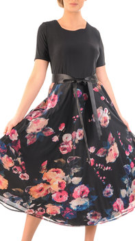 Sukienka Agata 40 letnia damska na wesele elegancka na komunie wizytowa - Carla Moreno